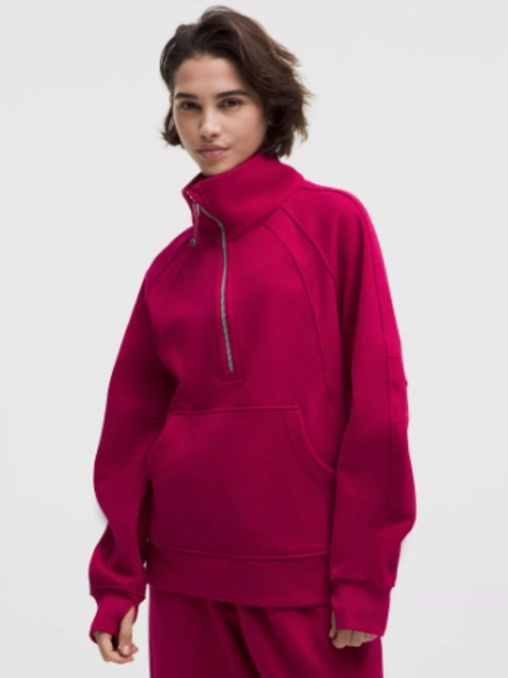 Lululemon - Scuba Oversized Funnel-Neck Half Zip Long